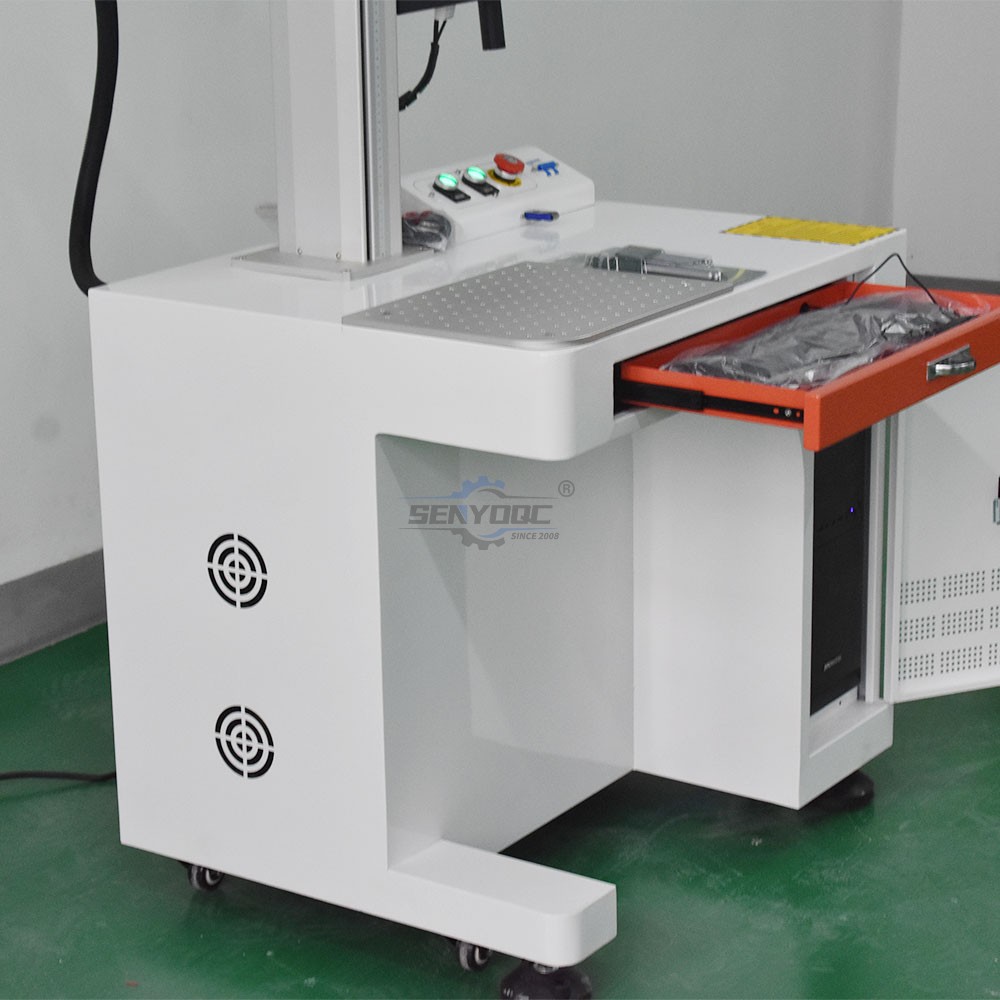 Fiber laser metal marking machine SYF-30W T desktop