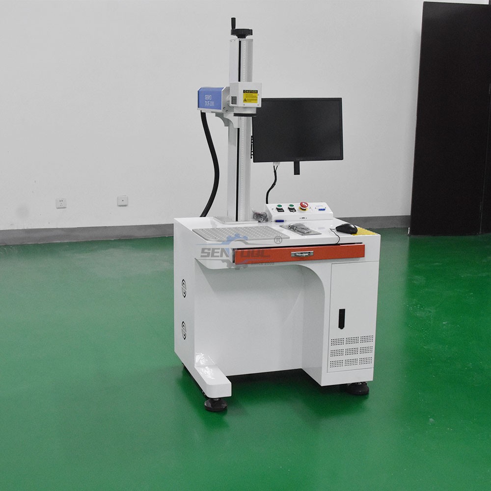 Fiber laser metal marking machine SYF-30W T desktop