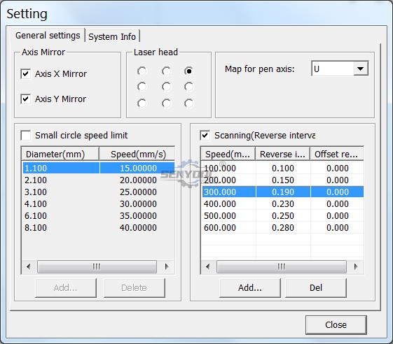 How to Improve Engraving Quality of Laser Machine. Reverse interval system setting RDWorks