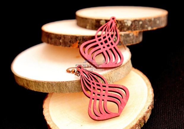 Earrings set Wavy symmetry