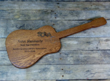 Guitar Shaped Plaque