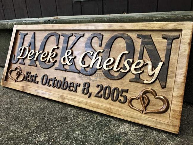 3d Name Sign Hearts