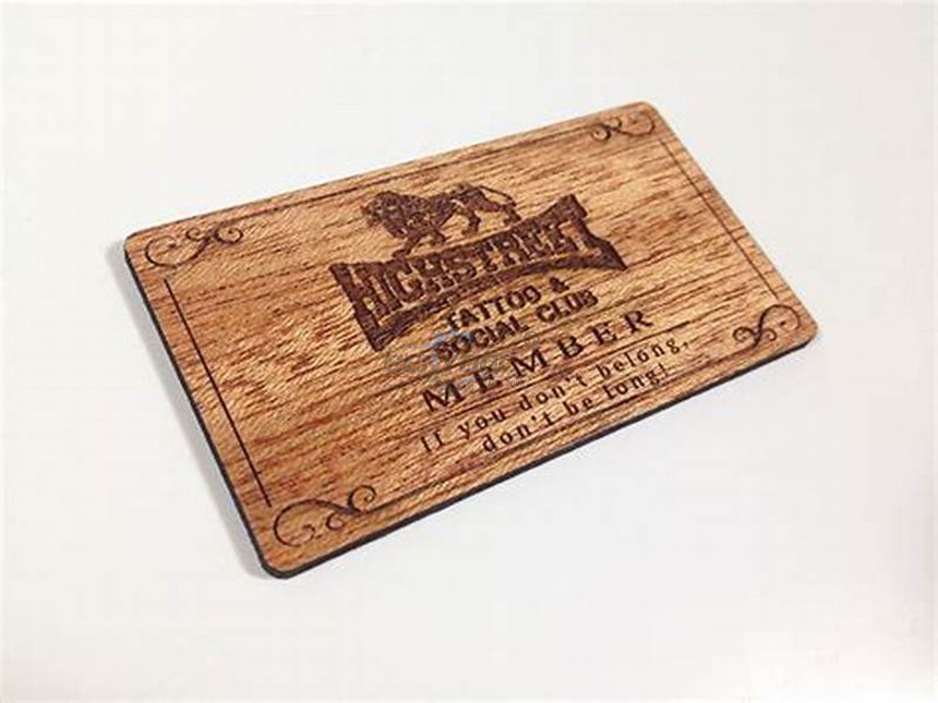 Wooden Notebook with Engraved Cover