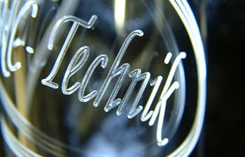 Acrylic glass engraving-- CNC Router