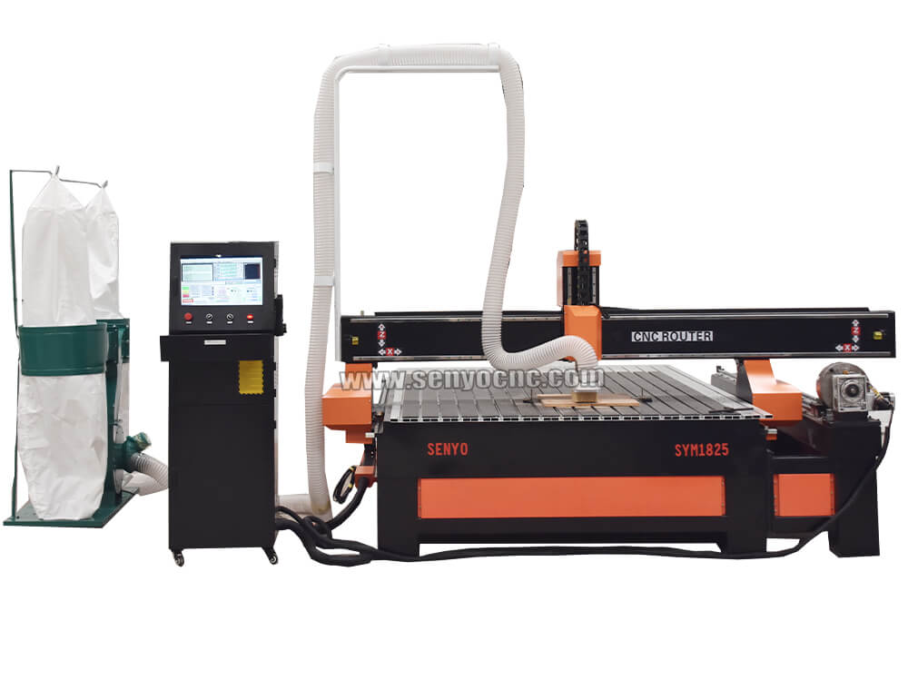 4th Axis Rotary Cnc Router Wood Carving Machine