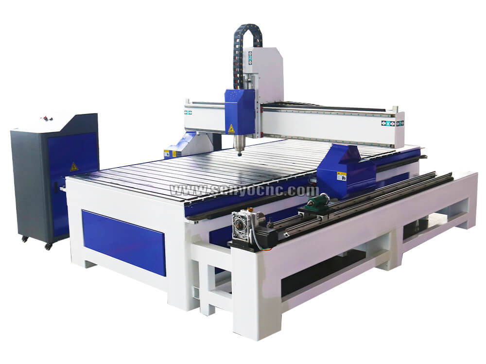 4 axis 1325 CNC Wood Carving Machine for Furniture, Tables, Chairs, Doors