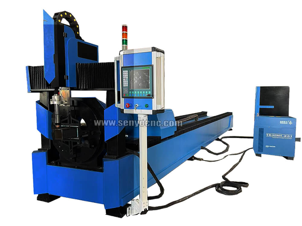 cnc plasma tube pipe cutting machine plasma pipe cutter for Stainless Steel aluminum copper