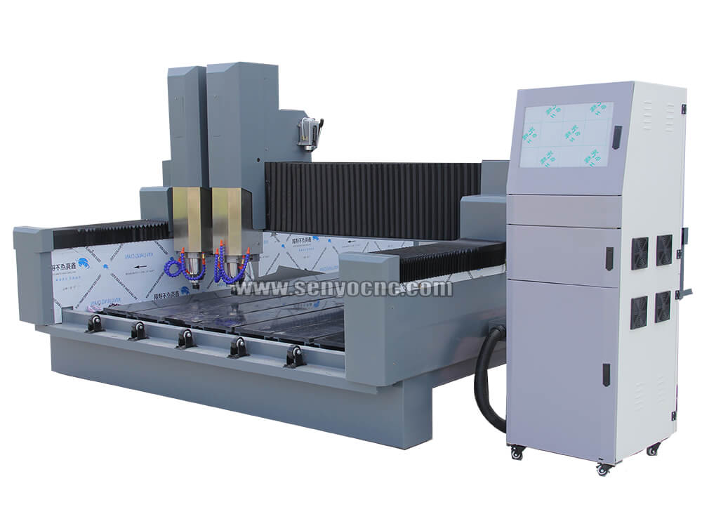 Industrial 3D Stone CNC Machine with Dual Spindles for Sale at Cost Price