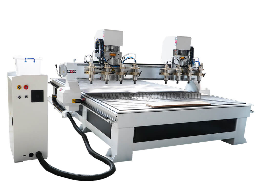 8 Spindles Multi Heads CNC Router wood carving machine