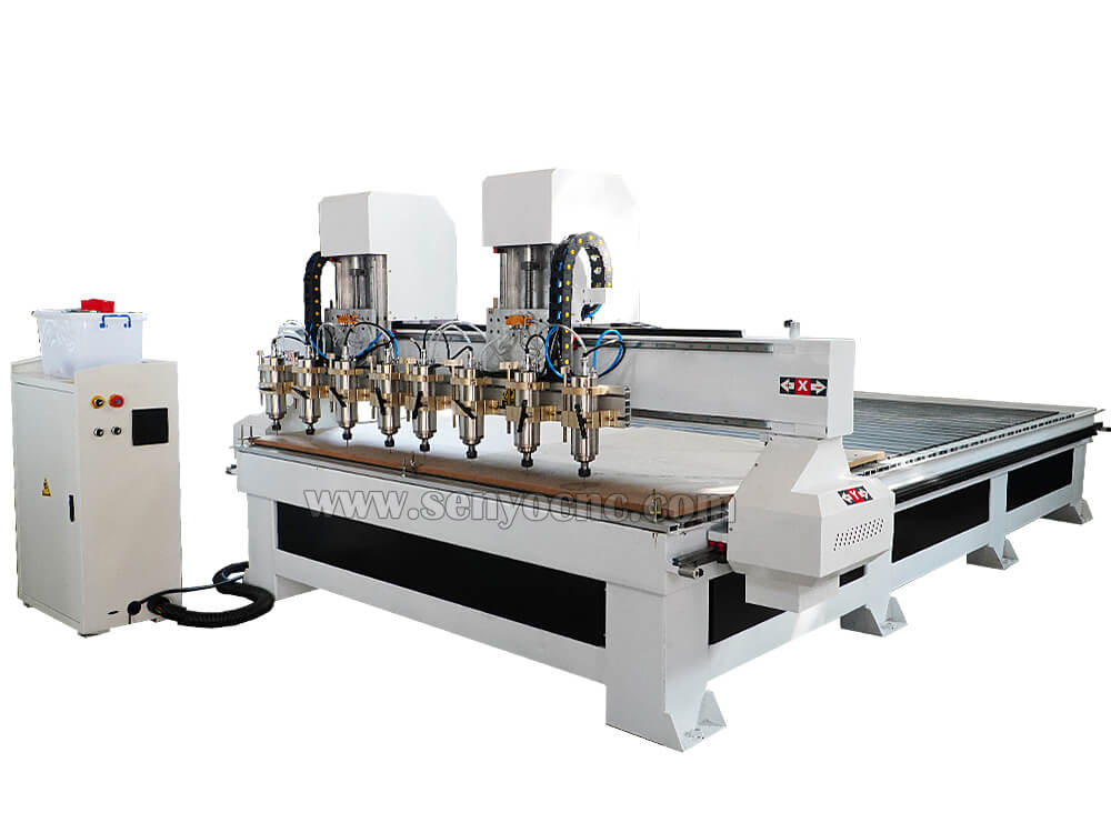 8 Spindles Multi Heads CNC Router wood carving machine