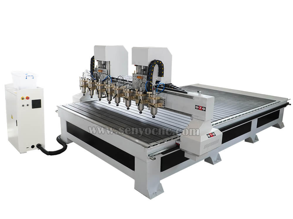 8 Spindles Multi Heads CNC Router wood carving machine
