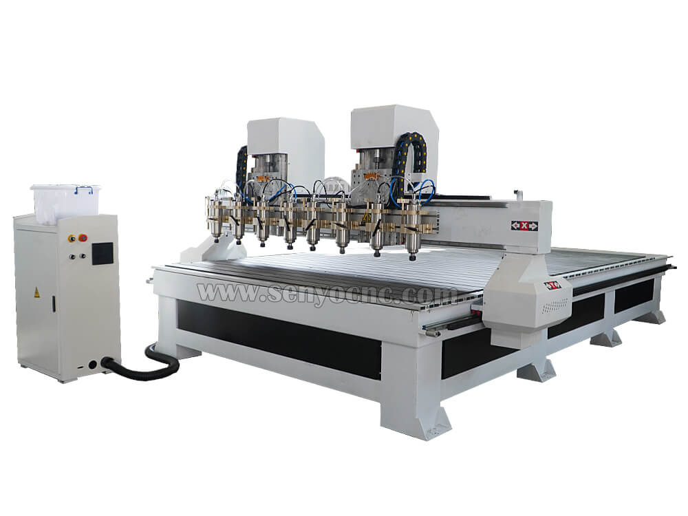 8 Spindles Multi Heads CNC Router wood carving machine