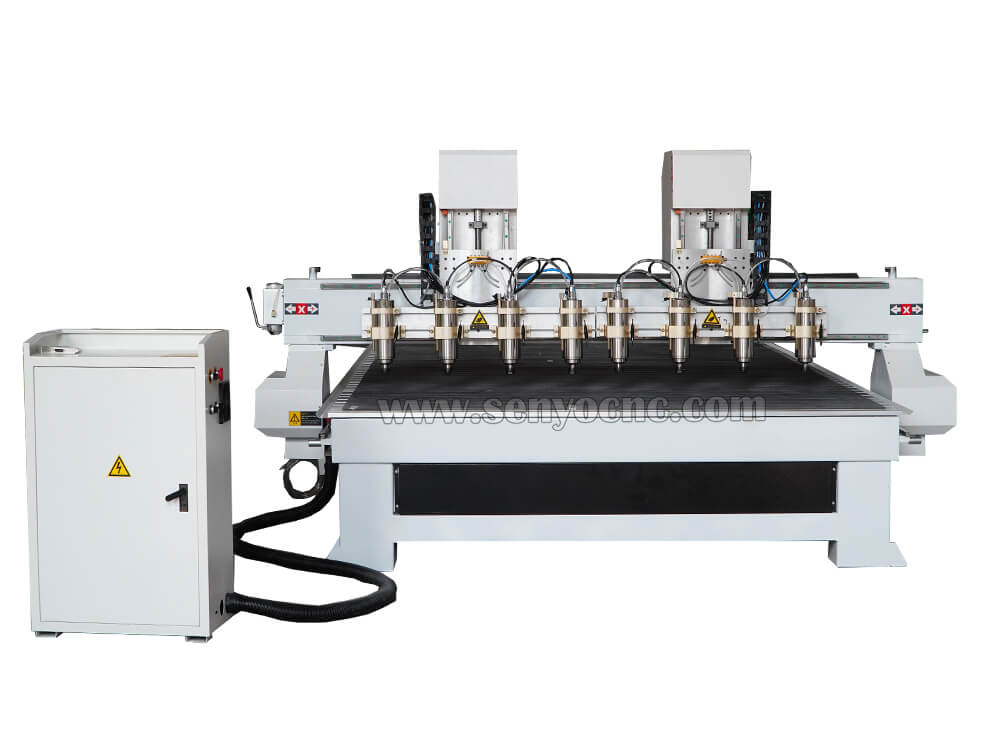 8 Spindles Multi Heads CNC Router wood carving machine