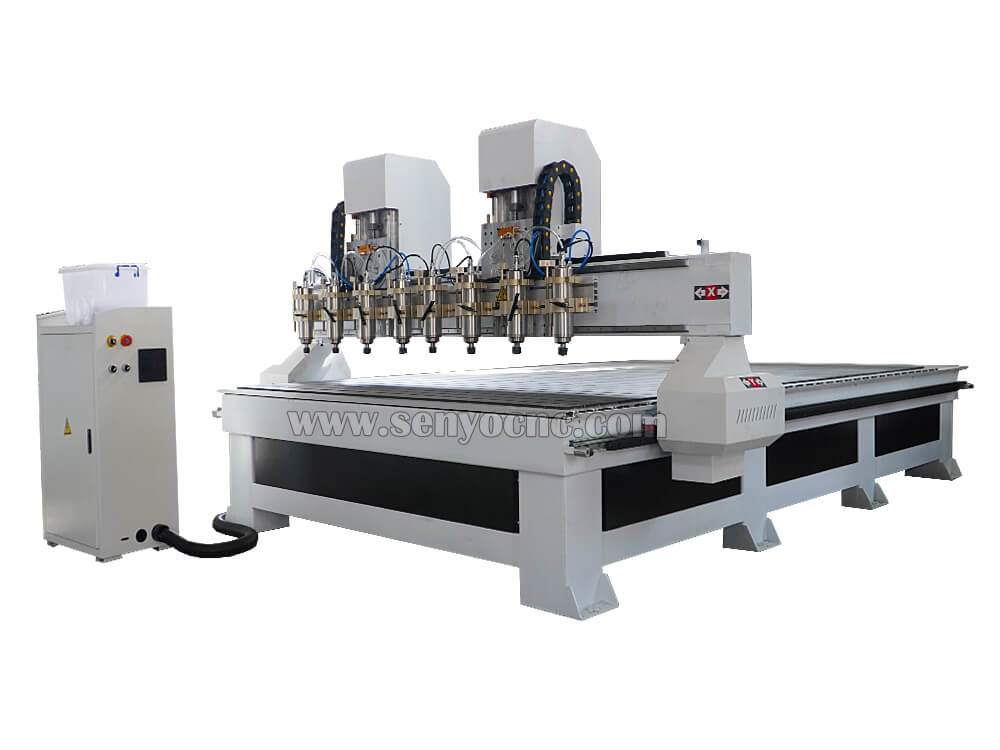 8 Spindles Multi Heads CNC Router wood carving machine