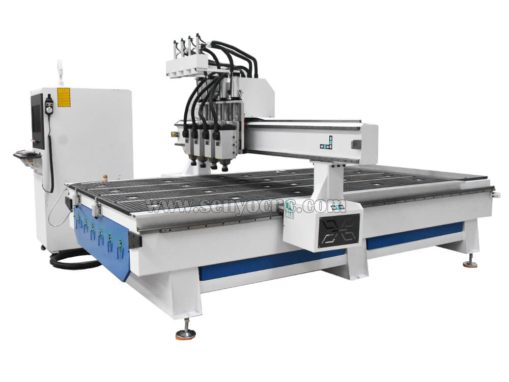 Woodworking Furniture 4 Spindle Atc Cnc Router Machine