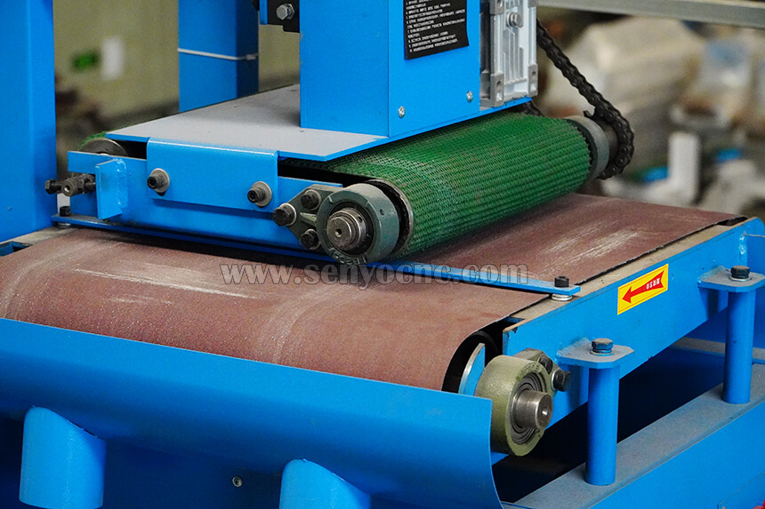 Wood Board Side Sander Brush Sanding Polishing Machine