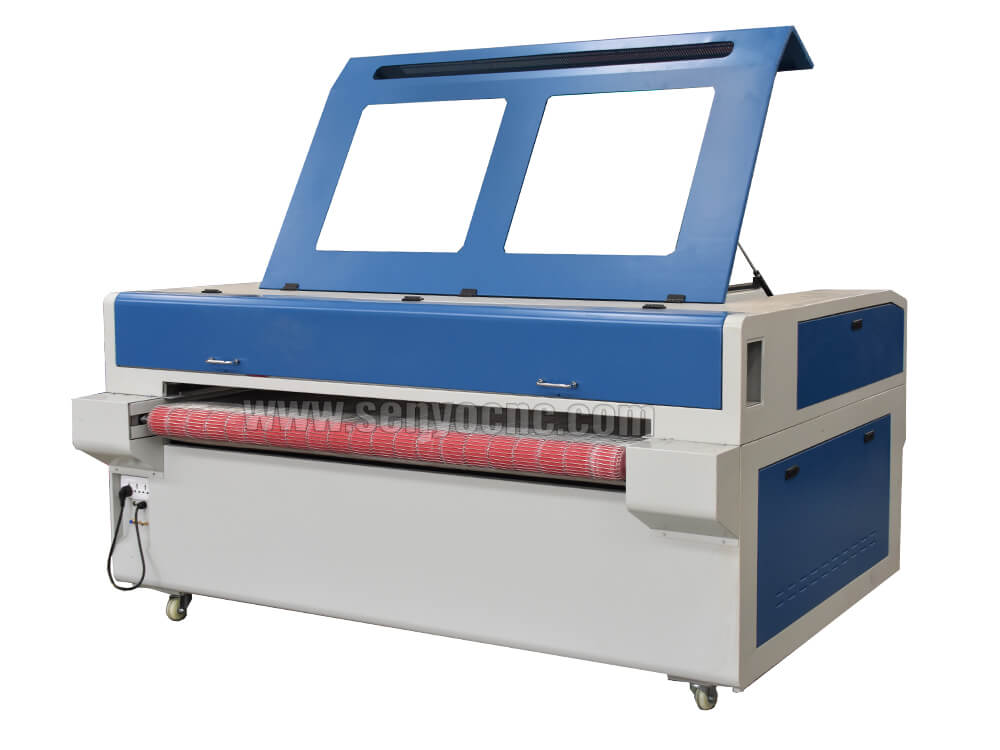 Auto feeding fabric leather cloth laser cutter cutting machine for garment industry