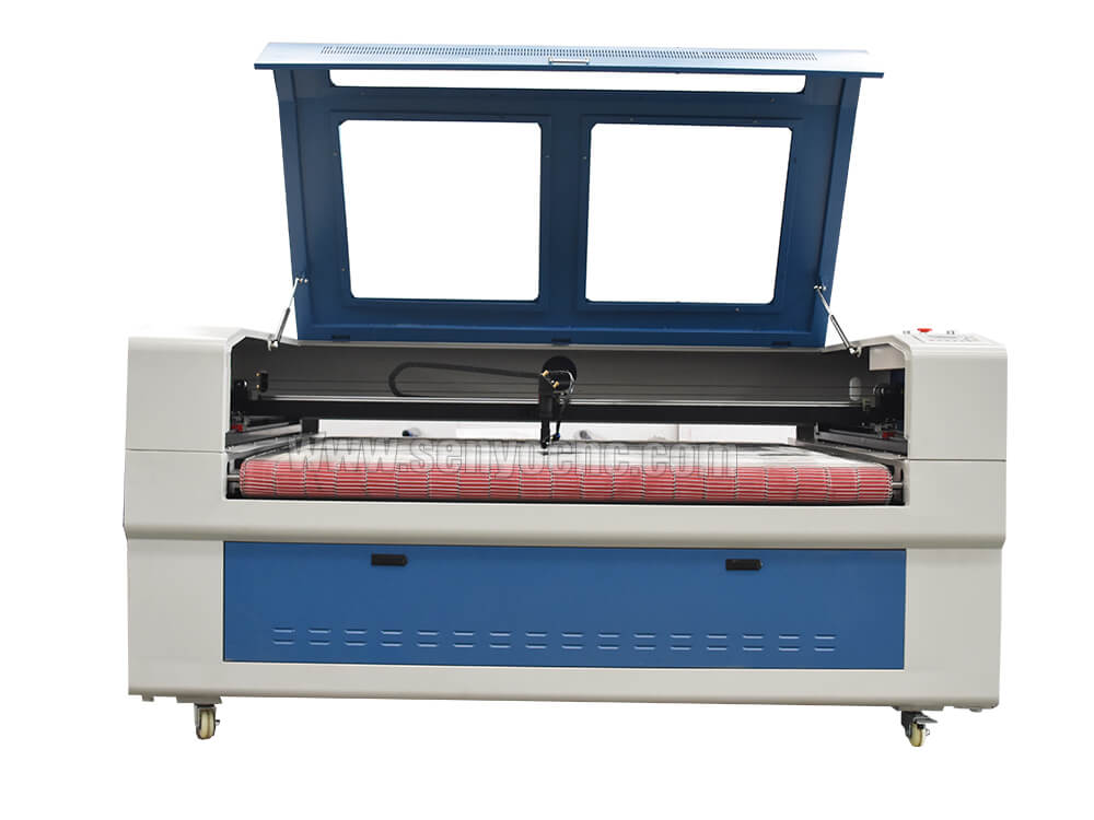 Auto feeding fabric leather cloth laser cutter cutting machine for garment industry