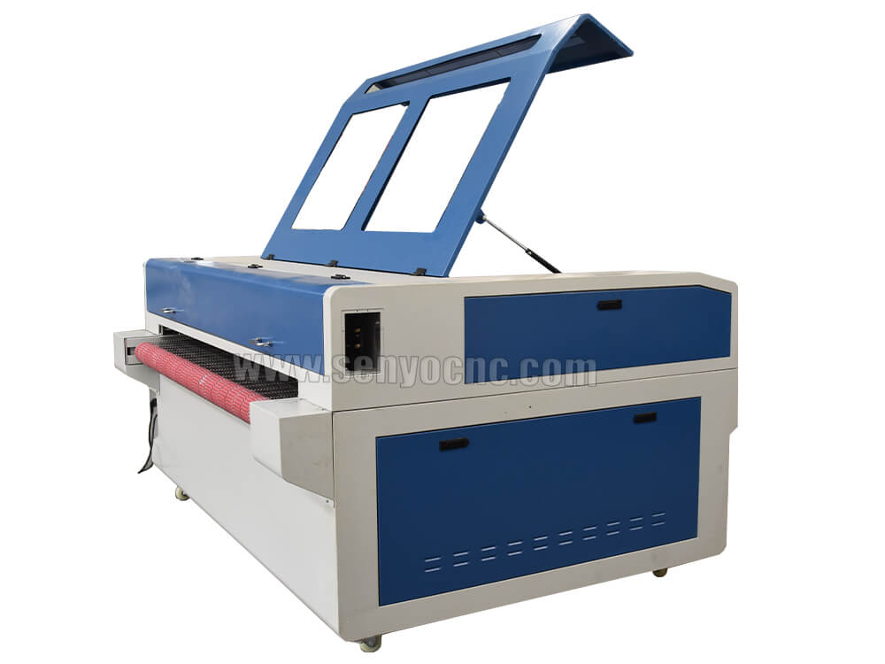 Auto feeding fabric leather cloth laser cutter cutting machine for garment industry