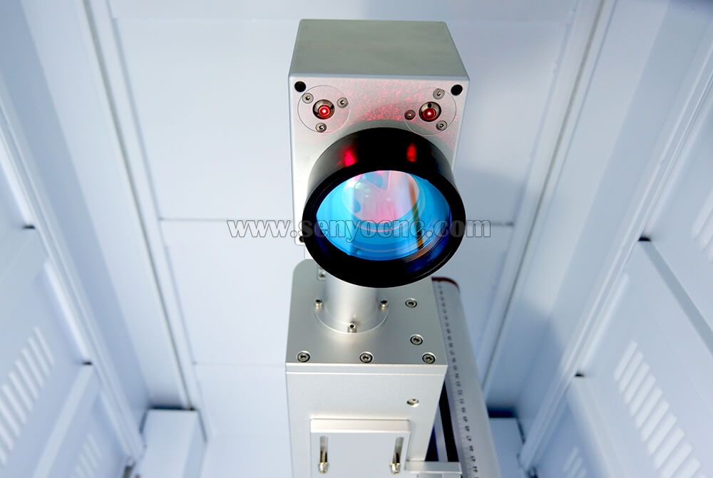 Full Closed Type Fiber Laser Marking Machine High Safety Color Metal Laser Jewelry Engraving