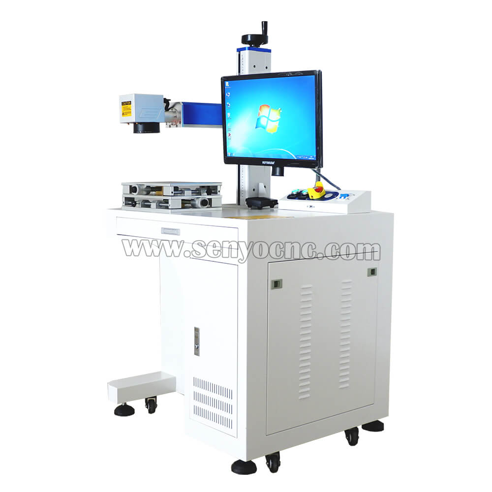 New Design Table design with 2d worktable Fiber Laser Marking Machine