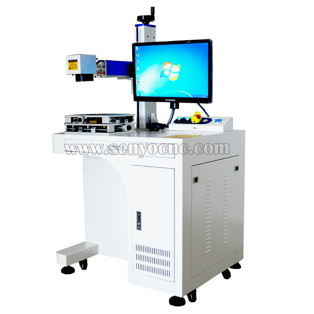 New Design Table design with 2d worktable Fiber Laser Marking Machine