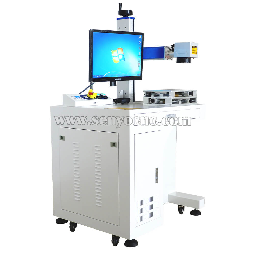 New Design Table design with 2d worktable Fiber Laser Marking Machine