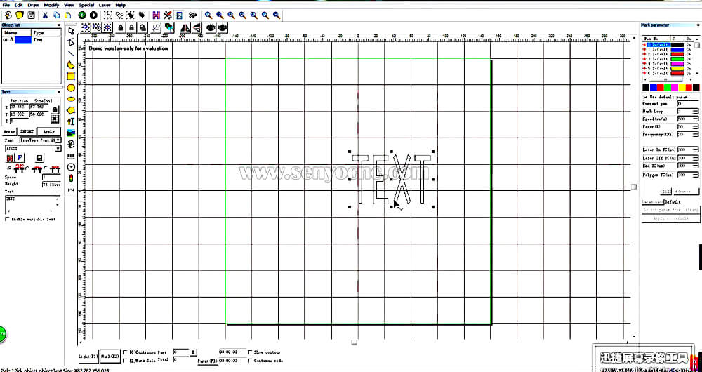 New Design Table design with 2d worktable Fiber Laser Marking Machine