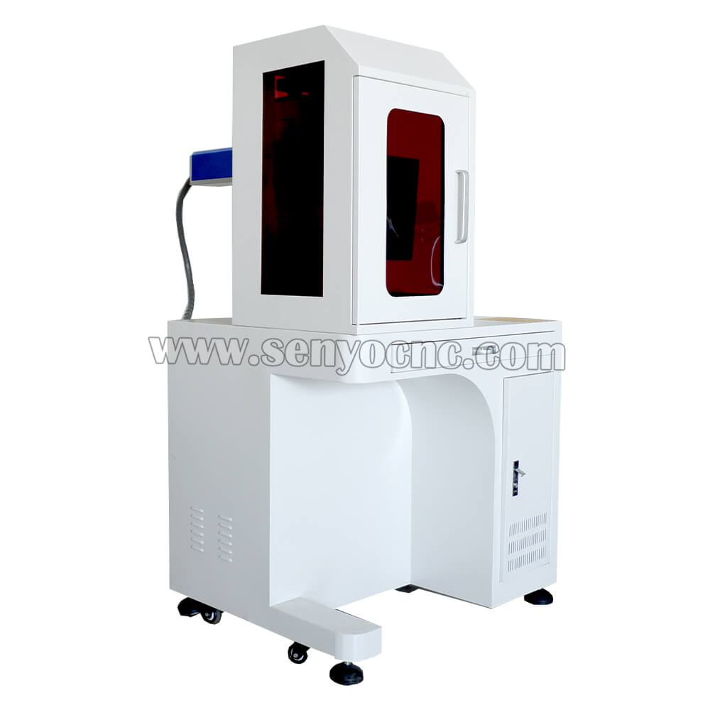 Half Enclosed Customized Semi Enclosed Tabletop Fiber Laser Marking Machine
