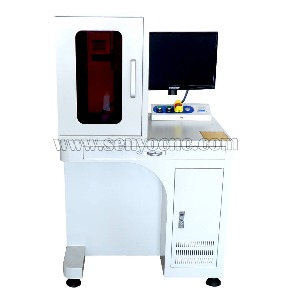 Half Enclosed Customized Semi Enclosed Tabletop Fiber Laser Marking Machine