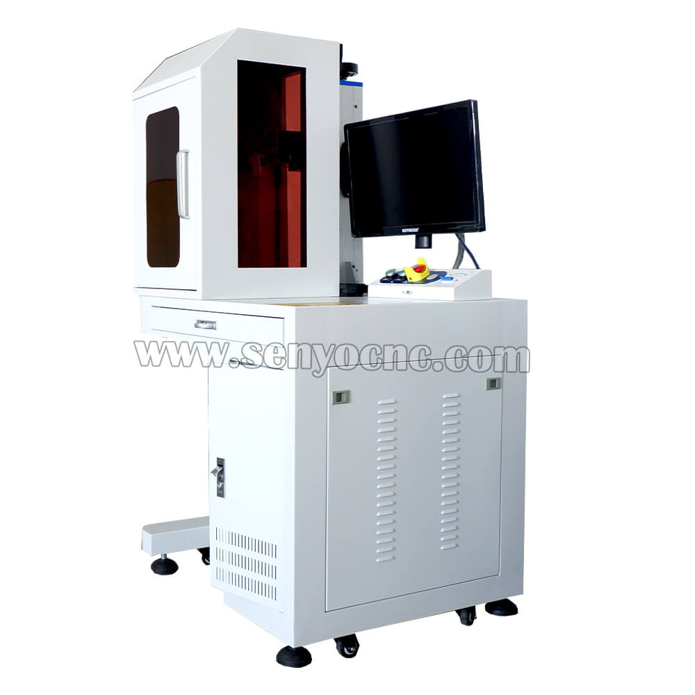 Half Enclosed Customized Semi Enclosed Tabletop Fiber Laser Marking Machine