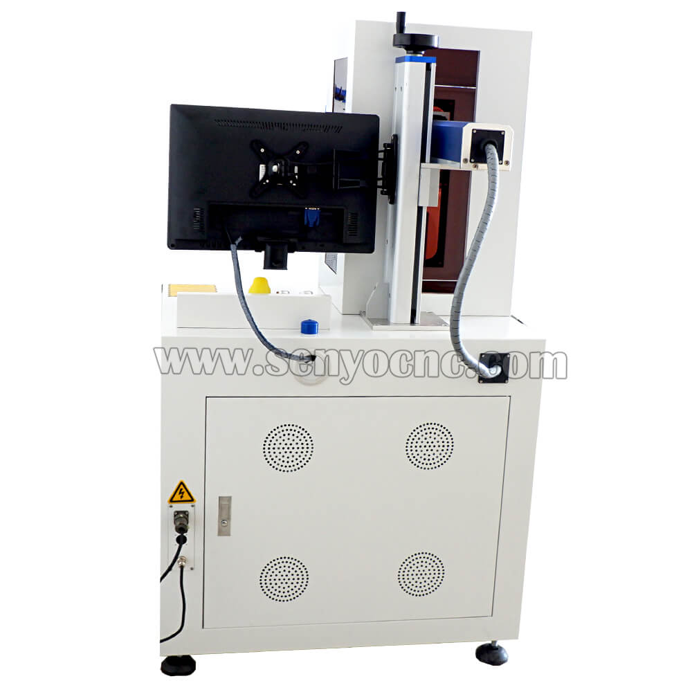 Half Enclosed Customized Semi Enclosed Tabletop Fiber Laser Marking Machine