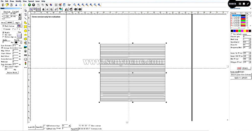 Module transmission customization Laser Marking Machine