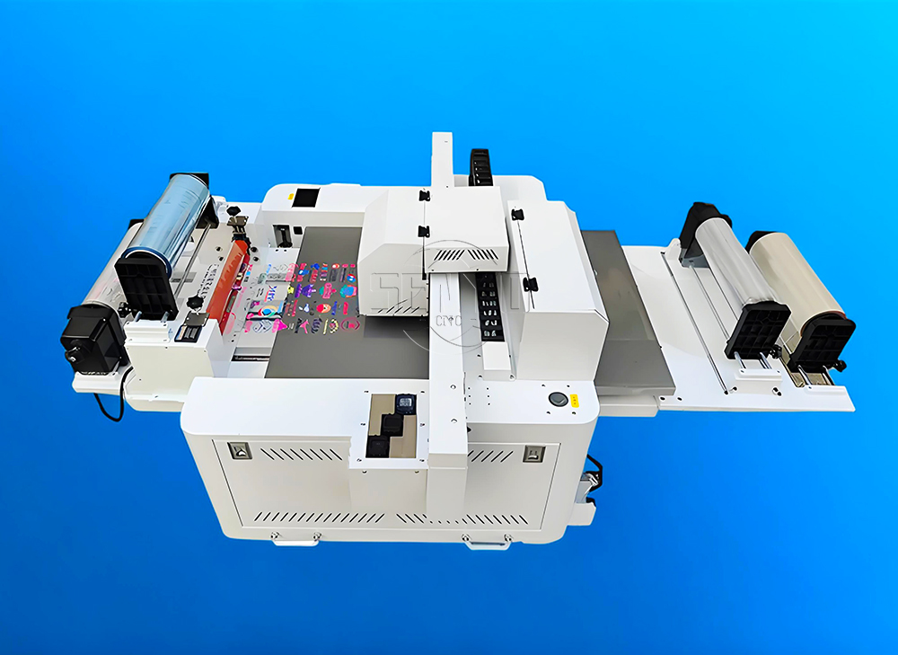 Best 6090 Hybrid UV Flatbed Roll-to-Roll Printer with Varnish PET Film Label Sticker Printing Machine