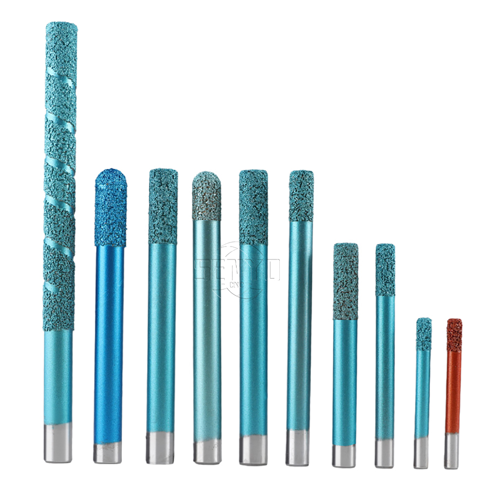 Tapered Diamond 3D Deep Relief Bits for Marble, Granite