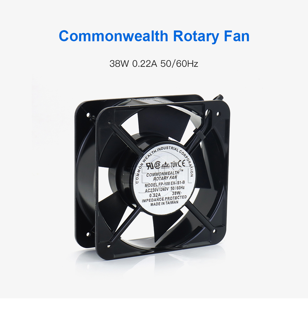 Rotary Fan 150x150x50mm 108EX-S1-S Voltage 220V 38W 0.22A 50-60Hz
