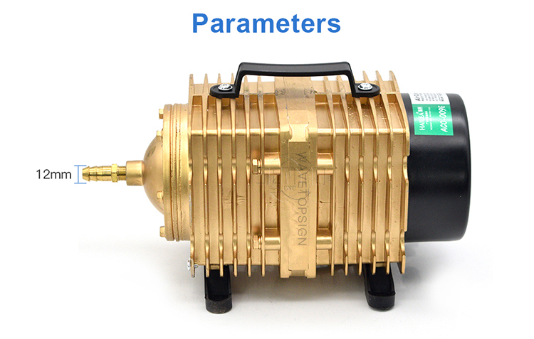 ACO-009E 160W Air Compressor Electrical Magnetic Air Pump for CO2 Laser Engraving Cutting Machine