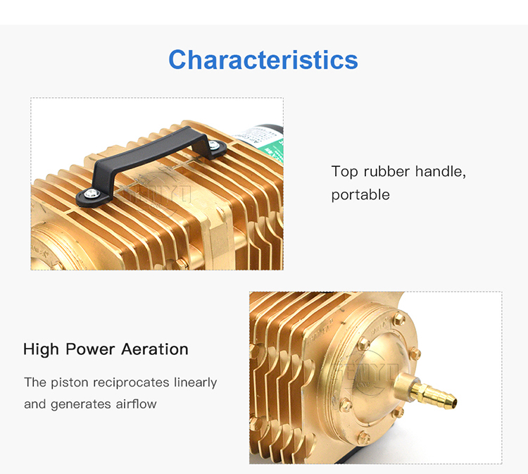 ACO-009E 160W Air Compressor Electrical Magnetic Air Pump for CO2 Laser Engraving Cutting Machine