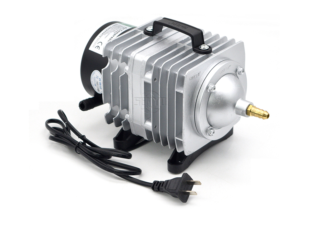 85W ACO-388D Air Compressor Electrical Magnetic Air Pump for CO2 Laser Engraving Cutting Machine