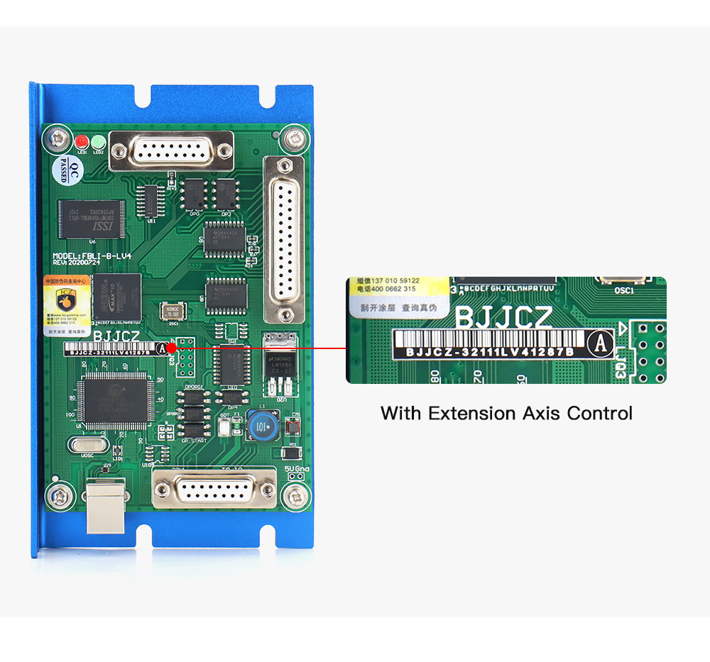 JCZ Laser Control Card Original Card V4 Ezcard 32/64 System for 1064nm Fiber Laser Marking Machine IPG Raycus MAX