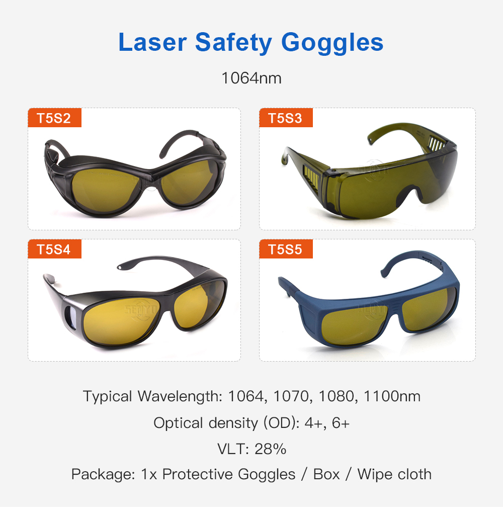 Laser Safety Goggles 190-2000nm Shield Protective Glasses Protection Eyewear
