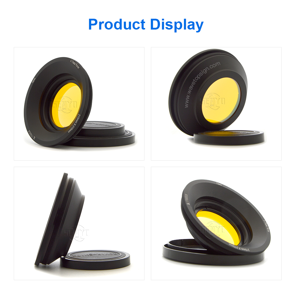 CO2 F-theta Scan Lens Field Lens 50x50-300x300 FL75-430mm for CO2 Laser Marking Machine Parts
