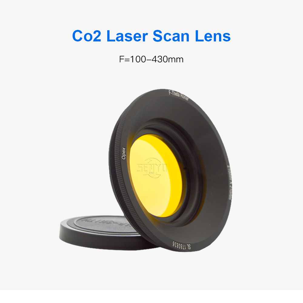 CO2 F-theta Scan Lens Field Lens 50x50-300x300 FL75-430mm for CO2 Laser Marking Machine Parts