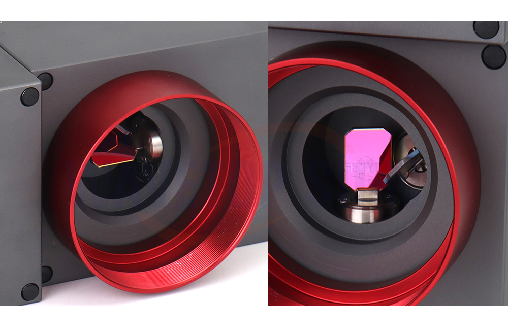 1064nm Cost-Effective 3D Galvo Scanner Aperture 10mm 15VDC Galvo Head Set for 3D Fiber Laser Marking Machine