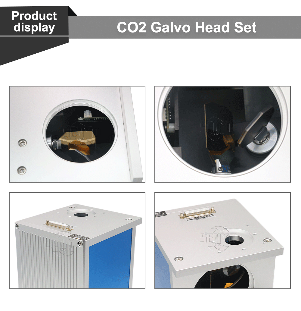 Co2 Fiber Laser Galvo Head Set RC2808 Input Aperture 20mm for Co2 Fiber Laser Marking Machine