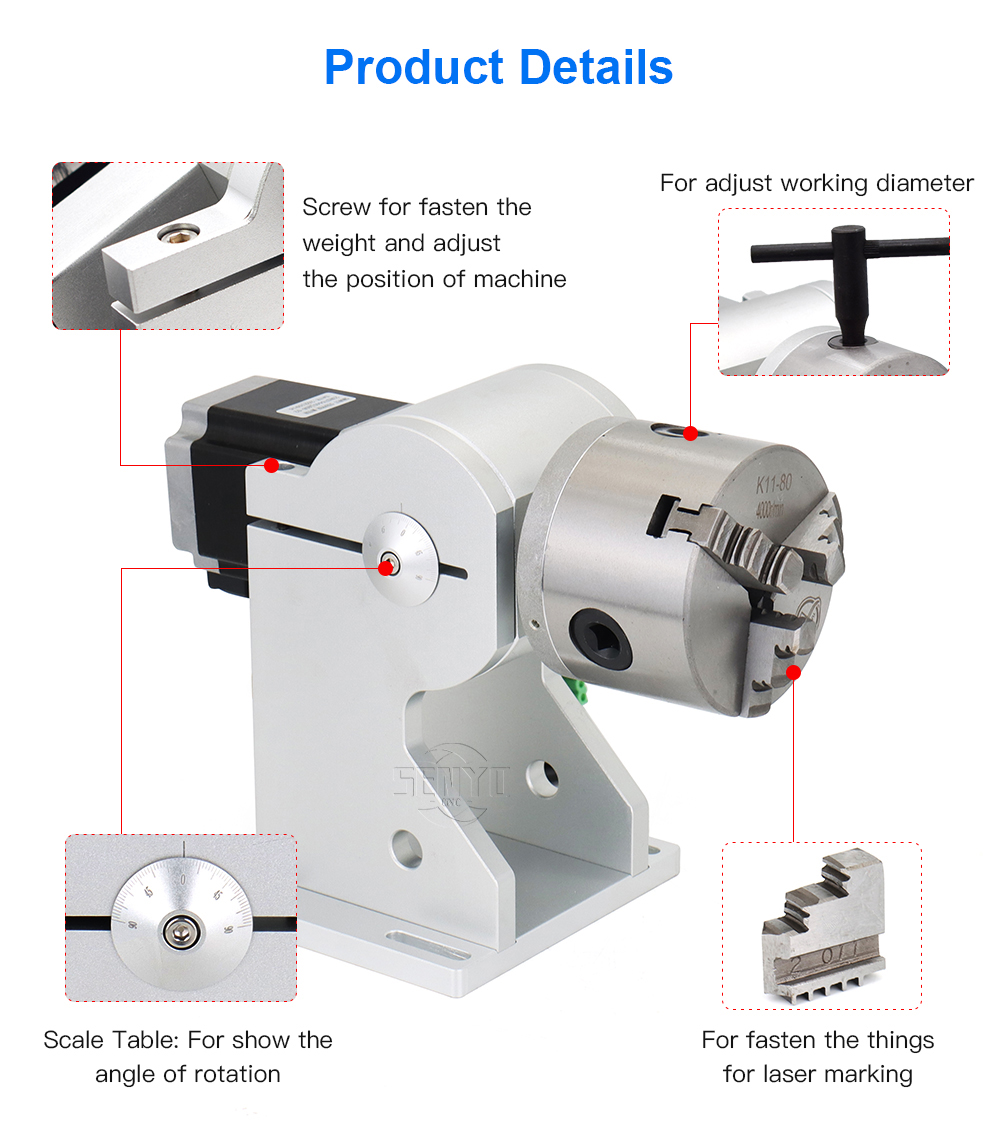 Portable Rotary Chuck 80mm