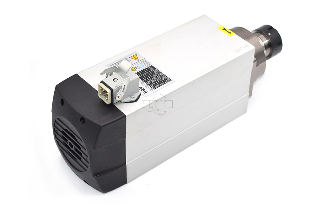 1.5kw 2.2kw 3kw Air Cooled Spindle Motor 220V 380v ER20 Wood Lathe Spindle