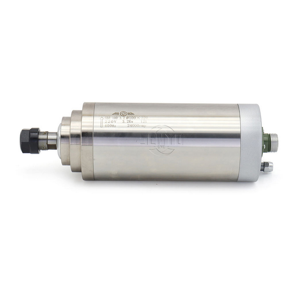 3.2KW CNC Water Cooled Spindle Motor GDZ-100-3.2 220V 12A 380V 9A ER20