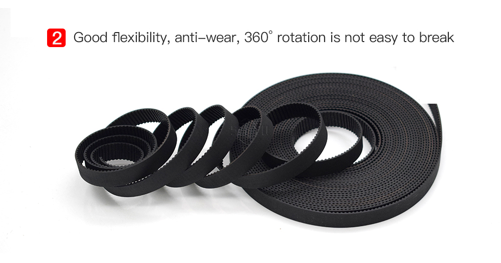 PU Open Belt 5mm - 15mm Timing Transmission Belt MXL Polyurethane for CO2 Laser Engraving Cutting Machine