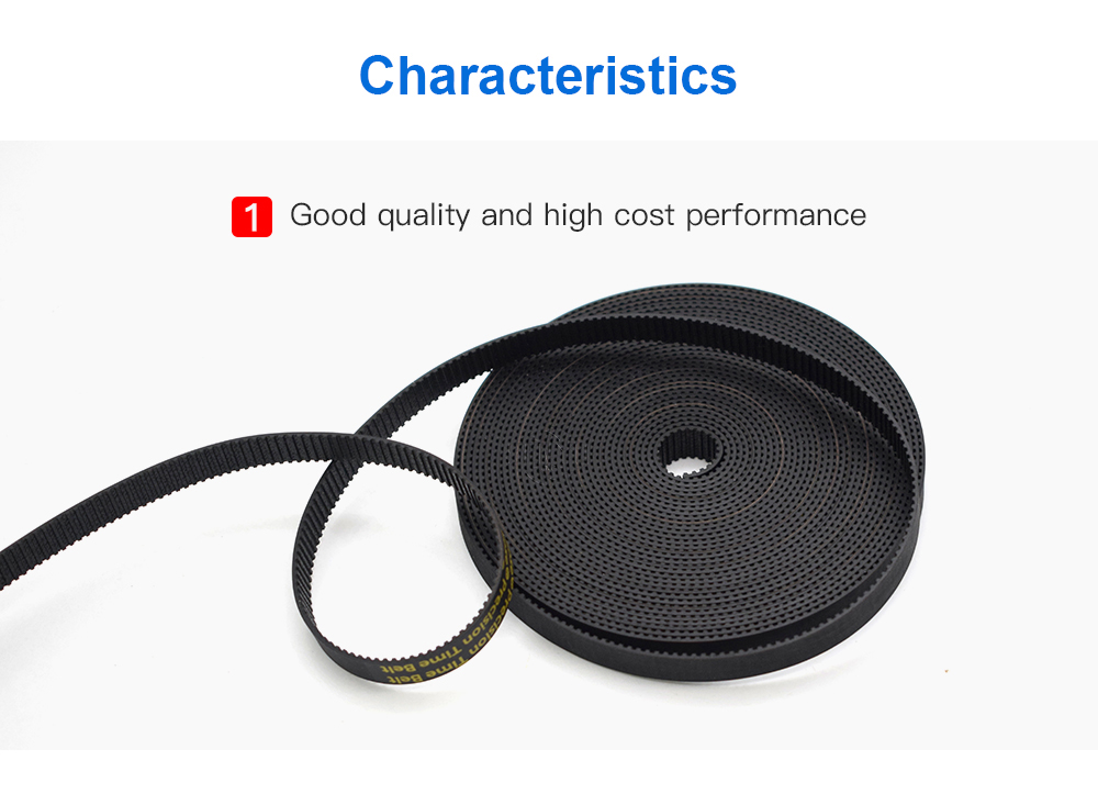 PU Open Belt 5mm - 15mm Timing Transmission Belt MXL Polyurethane for CO2 Laser Engraving Cutting Machine